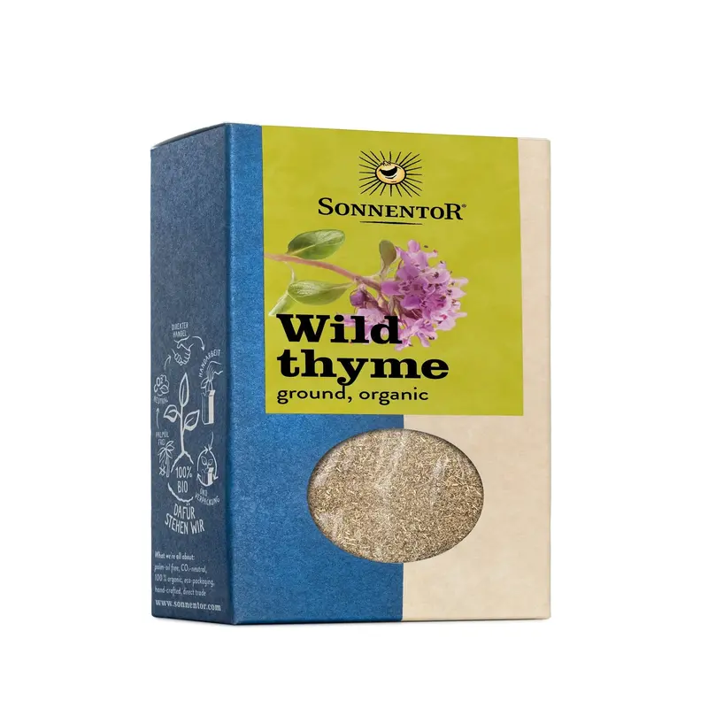 Sonnentor Wild Thyme – Organic, Hand-Harvested (30G × 6) 1