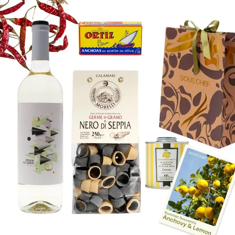 Sous Chef Anchovy & Lemon Pasta Kit – Bold Mediterranean-Inspired Meal For Four 1