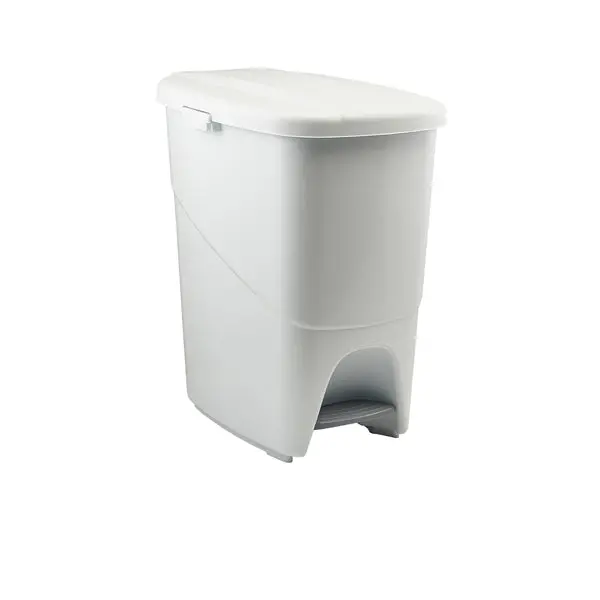 Space-Saving Pedal Bin – 25L Polypropylene, Pack Of 4 1