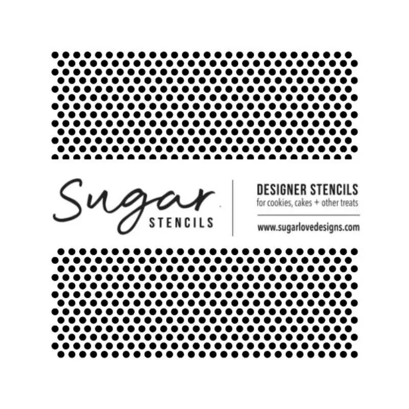 Sports Ball Texture Sugar Stencil 1