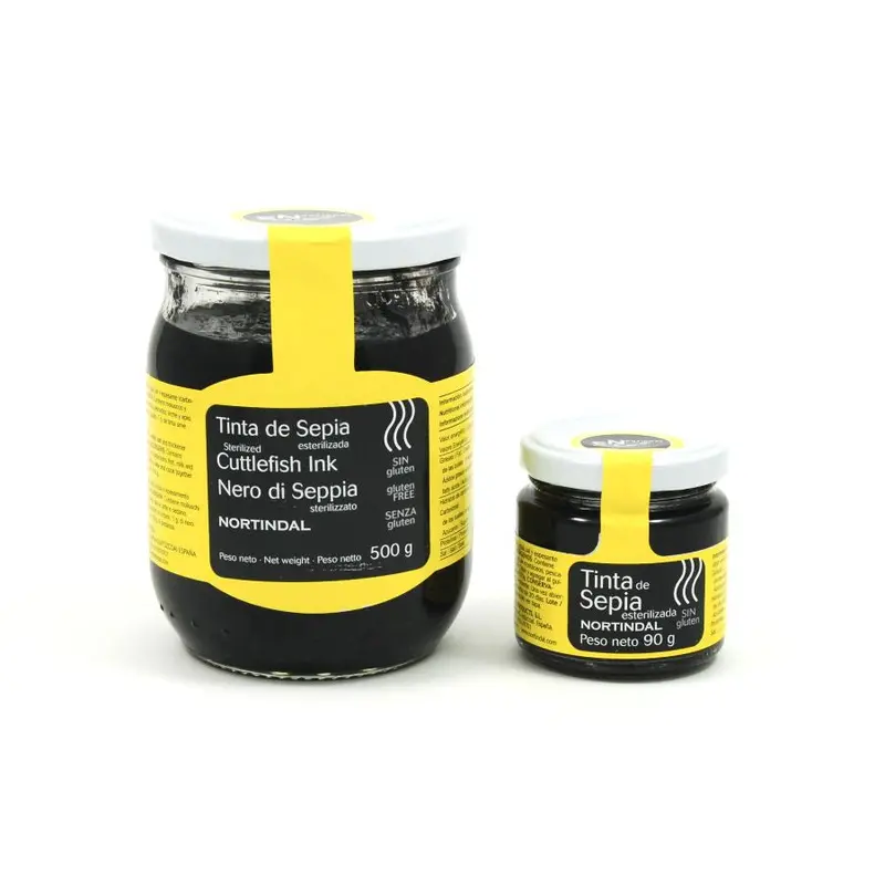 Squid Ink (Cuttlefish Ink) Jar: Bold Black Coloring & Briny Depth For Pasta & Sauces 1