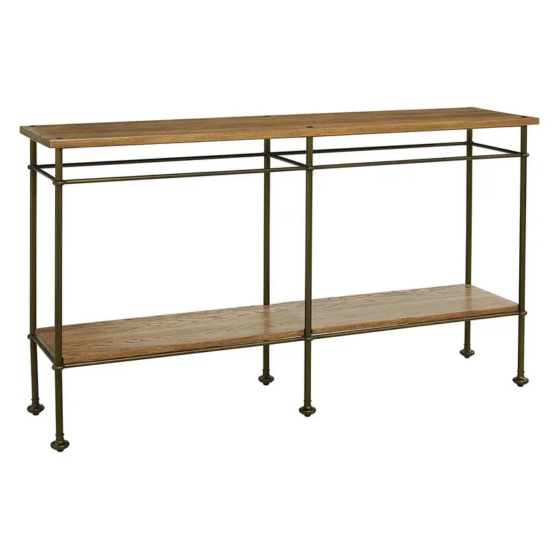 St. Lawrence Metal Console Table With Minimalist Industrial Design 1