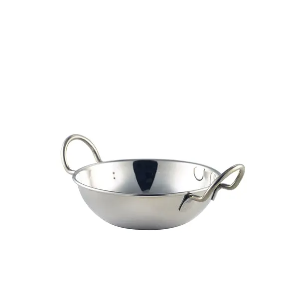 Stainless Steel Balti Dish With Handle – 13Cm (5"), Pack Of 12 1