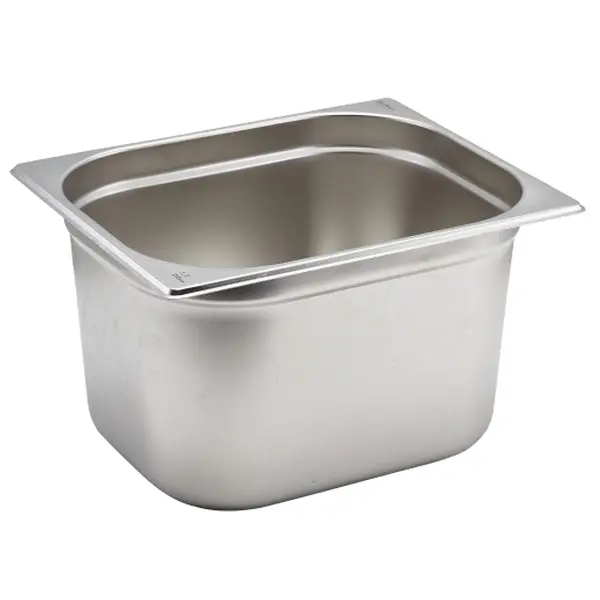 Stainless Steel Gastronorm Pan – Gn 1/2 Size, 200Mm Depth 1