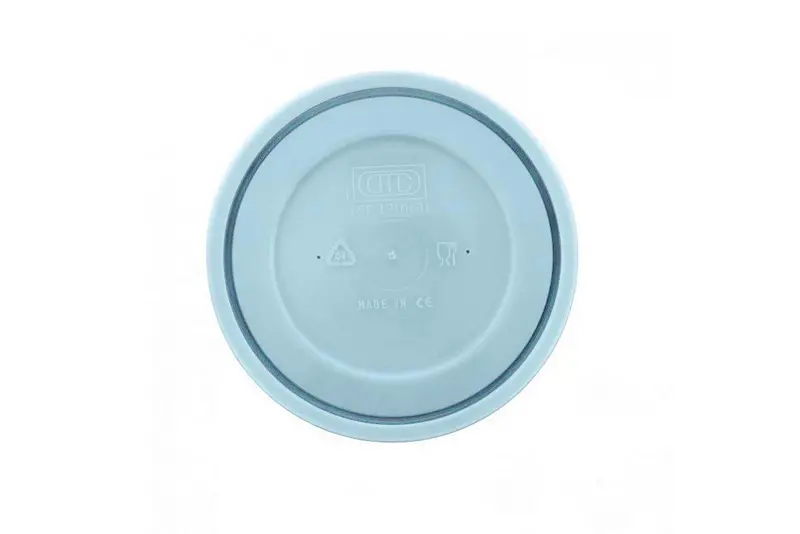 Steel Blue Dual-Clamp Airtight Lid 1