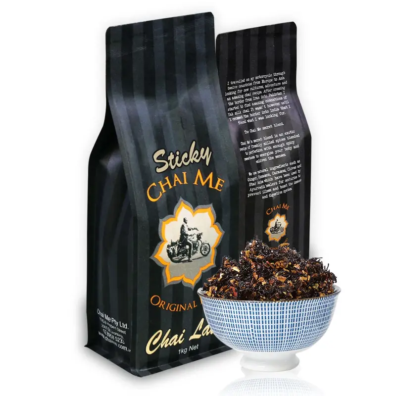 Sticky Chai Tea – Authentic Traditional Blend, 1 Kg Loose Leaf 1