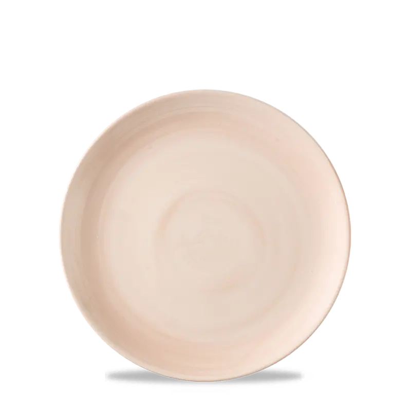 Stonecast Canvas Coral Evolve Coupe Appetizer Plate – 6.5 Inch, Pack Of 12 1