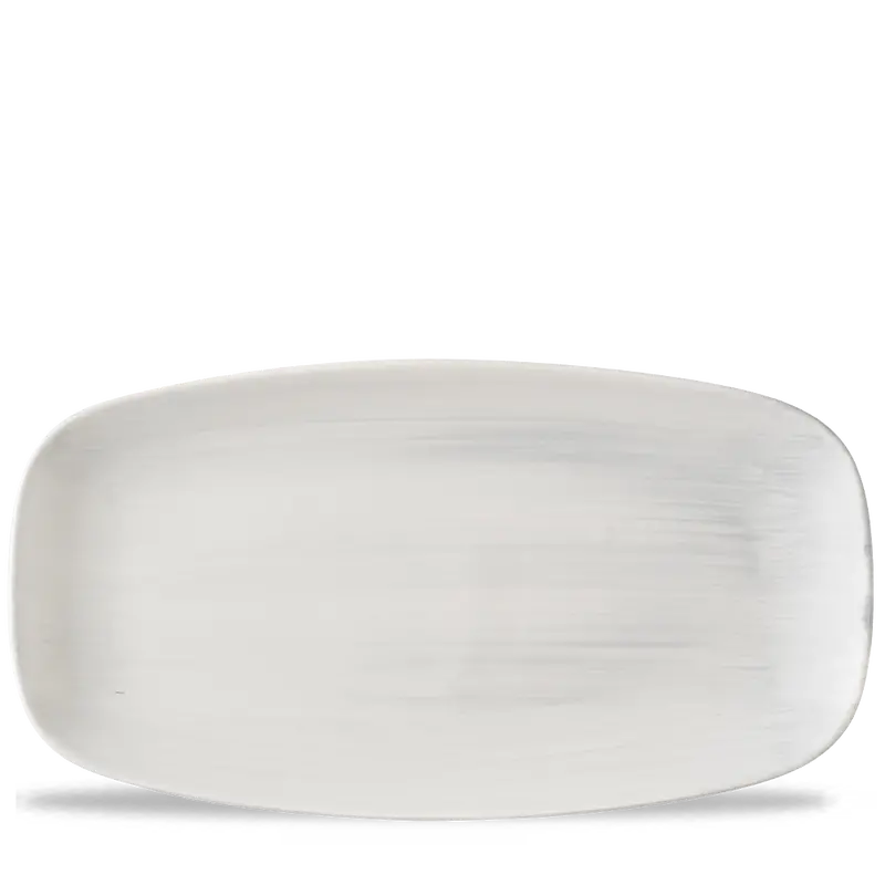 Stonecast Canvas Grey Chef’S Oblong Plate – 13.875 X 7.375 Inch, 6-Count Box 1