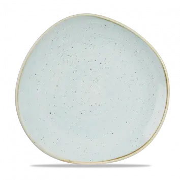 Stonecast Duck Egg Blue Round Trace Plate – 11.25 Inch, Pack Of 12 1