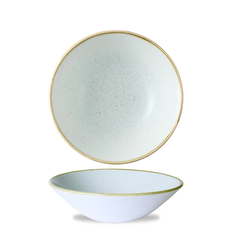 Stonecast Duck Egg Evolve Deep Coupe Bowl – 8.67 Inch, Pack Of 6 1