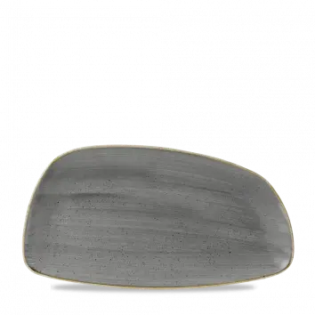 Stonecast Grey Geometric Chef’S Plate – 13.75 X 7.25 Inch, Pack Of 6 1