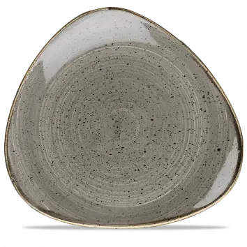 Stonecast Grey Lotus-Inspired Plate – 12 Inch, Pack Of 6 1