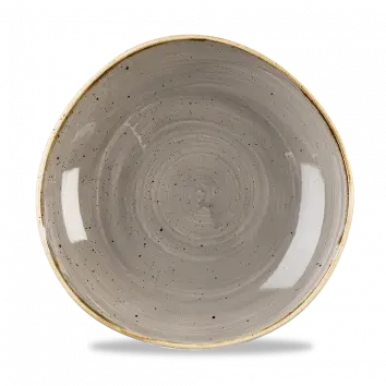 Stonecast Grey Round Trace Bowl – 9.875 Inch, Pack Of 12 1