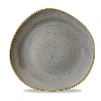Stonecast Grey Round Trace Plate – 11.25 Inch, Pack Of 12 1