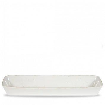 Stonecast Hints Barley White Narrow Baking Tray – 21 X 6.5 X 2.5 Inch, Pack Of 2 1