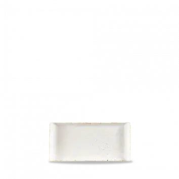 Stonecast Hints Barley White Rectangular Buffet Tray – 12 Inch, Pack Of 6 1