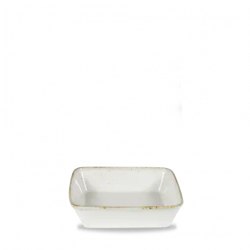 Stonecast Hints Barley White Square Baking Dish – 10 X 10 X 2.5 Inch, Pack Of 6 1