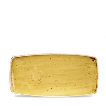 Stonecast Mustard Oblong Serving Plate – 11.75", Pack Of 12 1