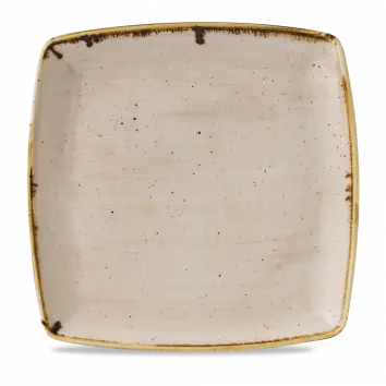Stonecast Nutmeg Cream Deep Square Plate – 10.25" X 10.25", Pack Of 6 1