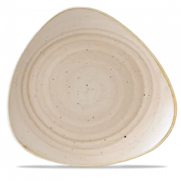 Stonecast Nutmeg Cream Lotus Plate – 12" Diameter, Pack Of 6 1