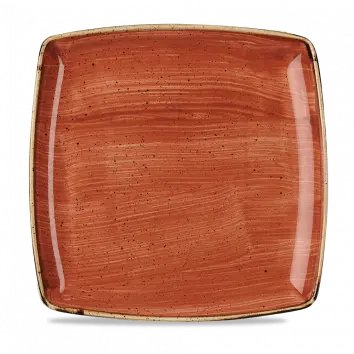 Stonecast Orange Deep Square Plate – 10.25" X 10.25", Pack Of 6 1