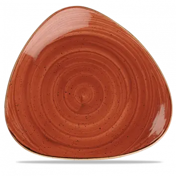 Stonecast Orange Lotus Plate – 12" Diameter, Pack Of 6 1