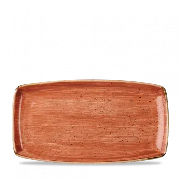 Stonecast Orange Oblong Serving Plate – 13.5 Inch, Pack Of 6 1