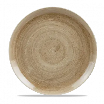 Stonecast Patina Antique Taupe Coupe Evolve Dinner Plate – 12.75 Inch, Pack Of 6 1