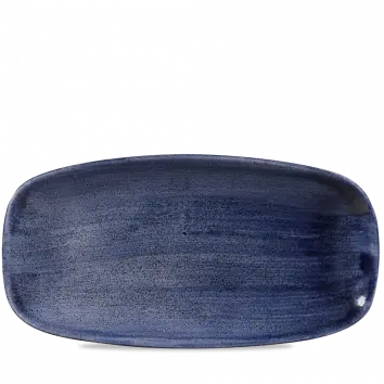 Stonecast Patina Cobalt Blue Chef’S Oblong Plate – 11.75 X 6 Inch, Set Of 12 1