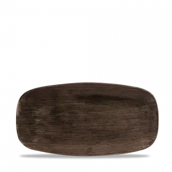 Stonecast Patina Iron Black Chef’S Oblong Plate – 11.75 X 6 Inch, Set Of 12 1