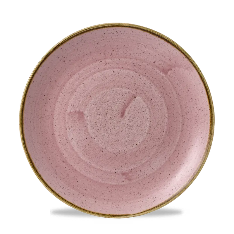 Stonecast Petal Pink Evolve Coupe Plate – 10.625" Diameter, Pack Of 12 1