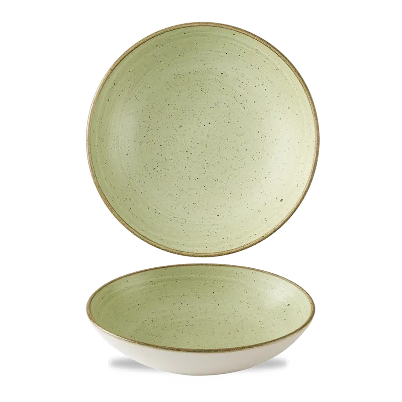 Stonecast Raw Green Coupe Bowl – 7.25 Inch, 12-Count Box 1