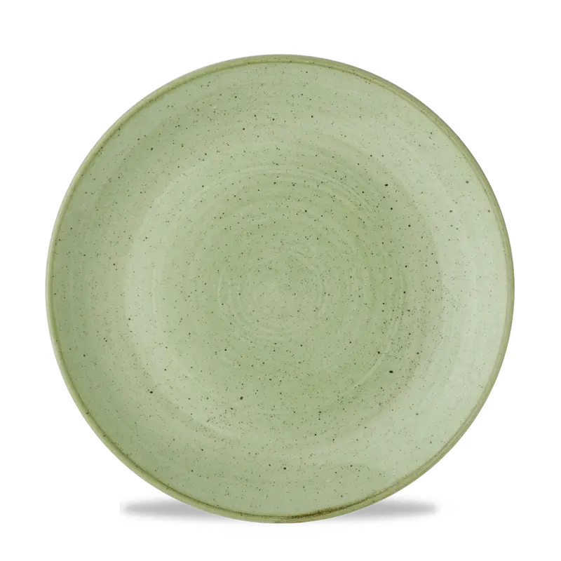 Stonecast Sage Green Evolve Coupe Platter – 10.625 Inch, Pack Of 12 1