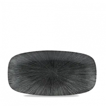 Studio Prints Agano Black Oblong Chef'S Plate – 11.75" × 6" (Pack Of 12) 1