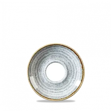 Studio Prints Stone Grey Espresso Saucer – 4.5-Inch, Pack Of 12 1