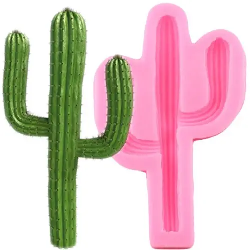 Stylized Cactus Silicone Baking Mold 1