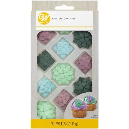 Succulent-Inspired Icing Decorations 1