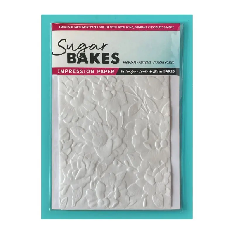 Summer Blooms Impression Paper – 4X6 Inch Edible Image Sheet For Cakes 1