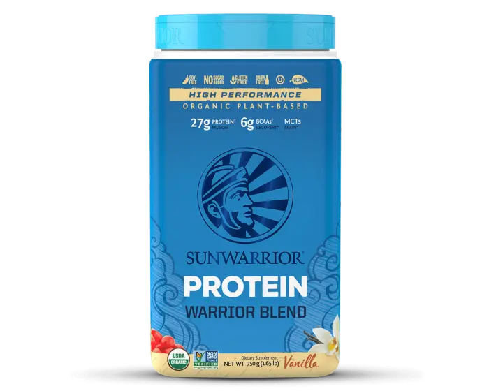 Sunwarrior Classic Protein Blend – Vanilla Flavour, 750G Plant-Based Powder 1