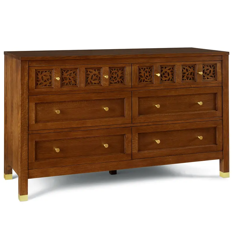 Surrey Hills Six-Drawer Wooden Dresser 1