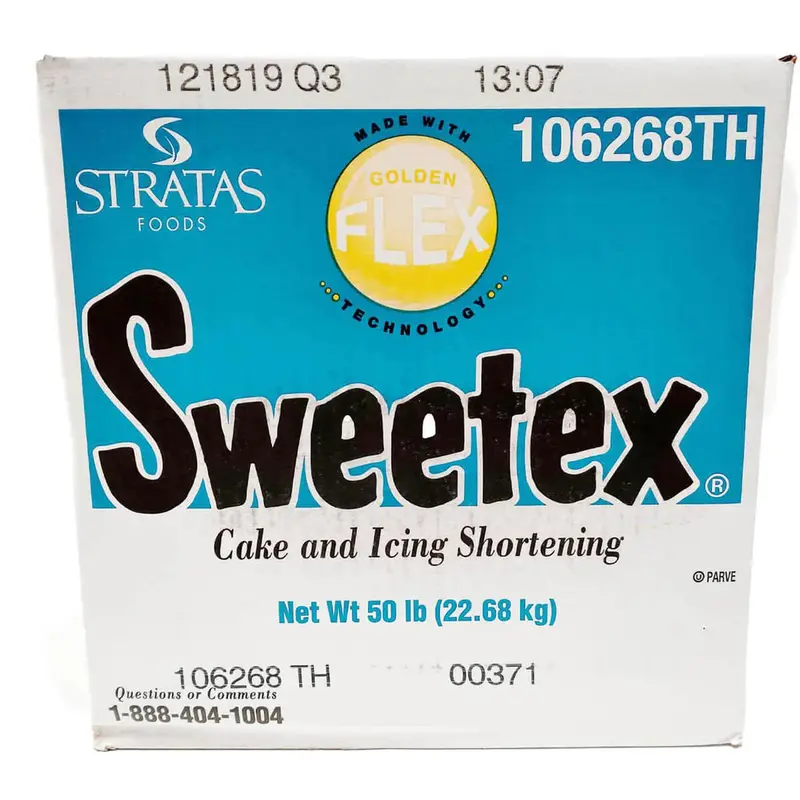 Sweetex High-Ratio Shortening – 3 Lb Commercial-Grade Baking Fat 1