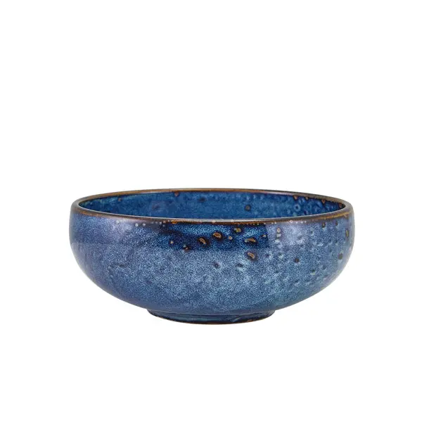 Terra Aqua Blue Belly Bowl – 17 Cm Deep Porcelain Serving Bowl (6 Per Case) 1
