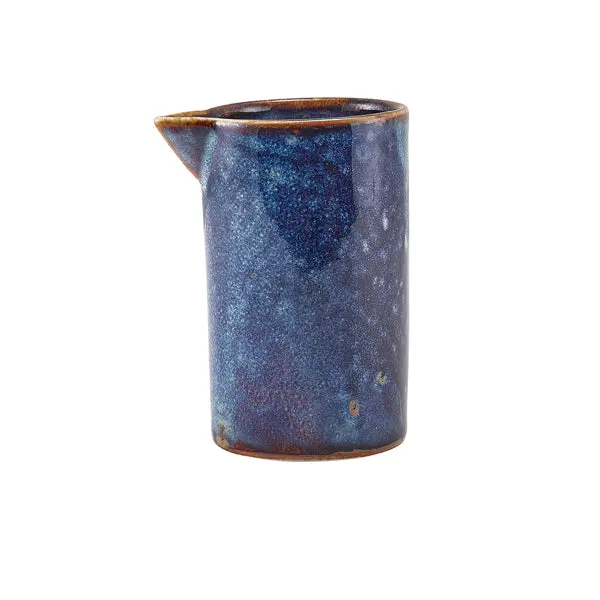 Terra Aqua Blue Porcelain Straight-Sided Jug – 18 Cl (6.3 Oz), 6 Per Case 1