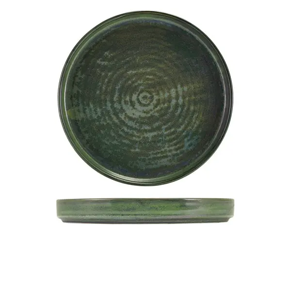 Terra Aqua Green Presentation Plate – 26 Cm Porcelain Serving Platter (6 Per Case) 1