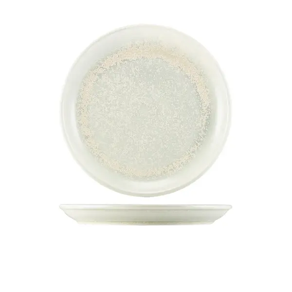 Terra Pearl 24Cm Porcelain Coupe Plate (6-Pack) 1