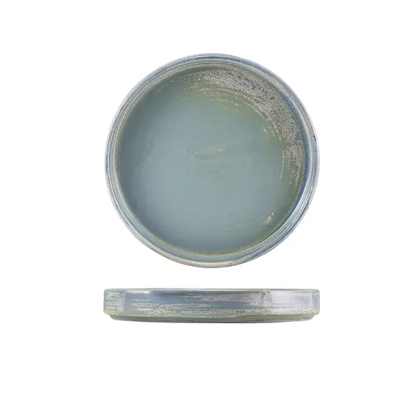 Terra Seafoam Glazed Porcelain Presentation Plate – 18Cm, Set Of 6 1