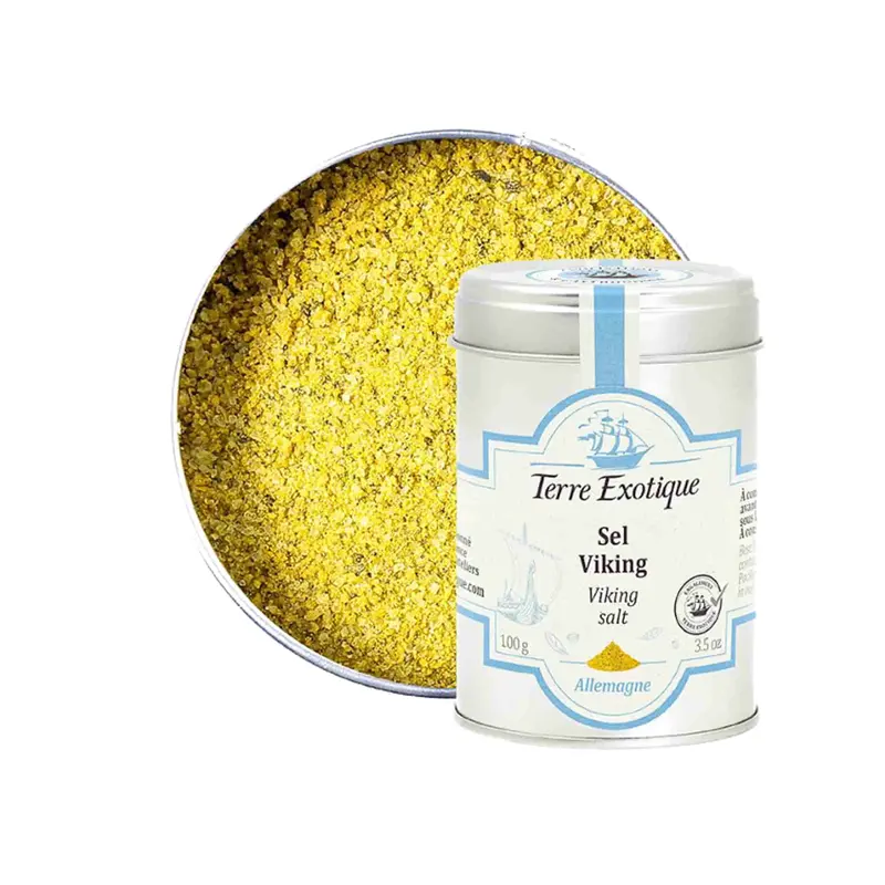 Terre Exotique Viking Smoked Sea Salt – Cold-Smoked Over Birchwood, Gourmet Finish 1
