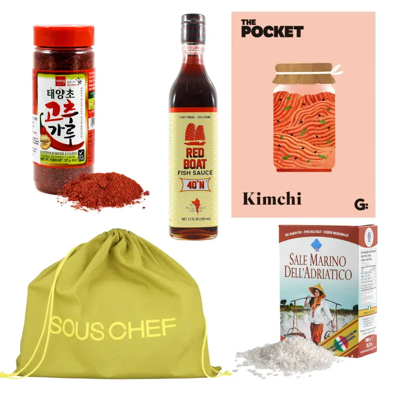 The Pocket Kimchi Cookbook With Starter Ingredient Kit 1