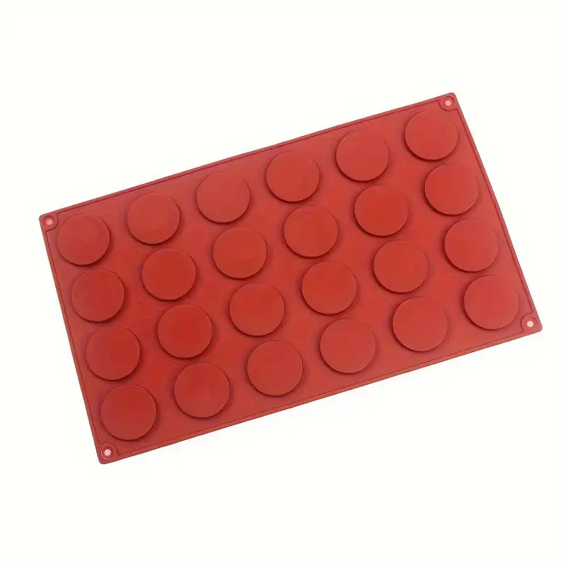 Thin Round 1.3-Inch Silicone Mold For Chocolates Or Candies 1