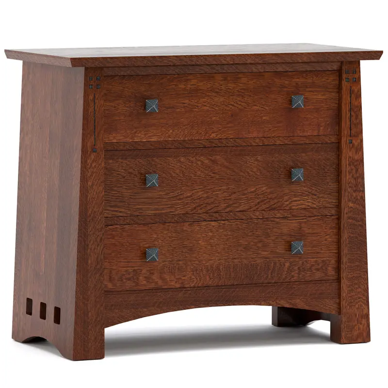 Three-Drawer Nightstand – Highlands Series 1